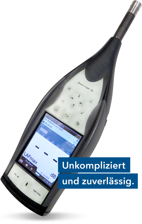 Der Schallpegelmesser BK2250 kann z.B. auch durch unsere Laboringenieure kalibriert werden.