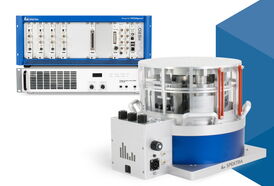 Das CS Q-LEAP SINE Kalibriersystem mit dem SE-13 Schwingungserreger