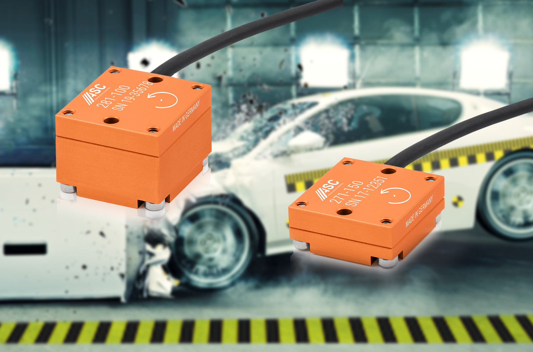 Rotation rate sensors for crash tests can be calibrated at SPEKTRA.